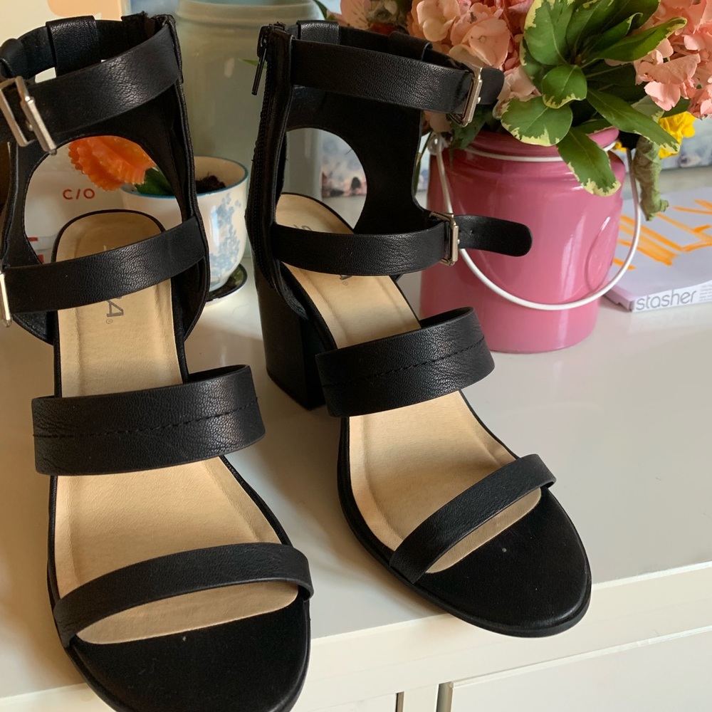 Strappy heels